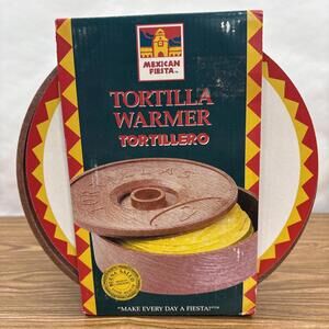 The Original - Mexican Fiesta 8-in. Tortilla Warmer - NEW